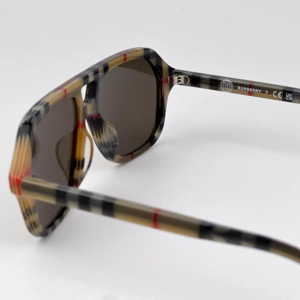 Burberry Kids JB4340 Sunglasses – Vintage Check Brown Pilot Frame | Model 377873